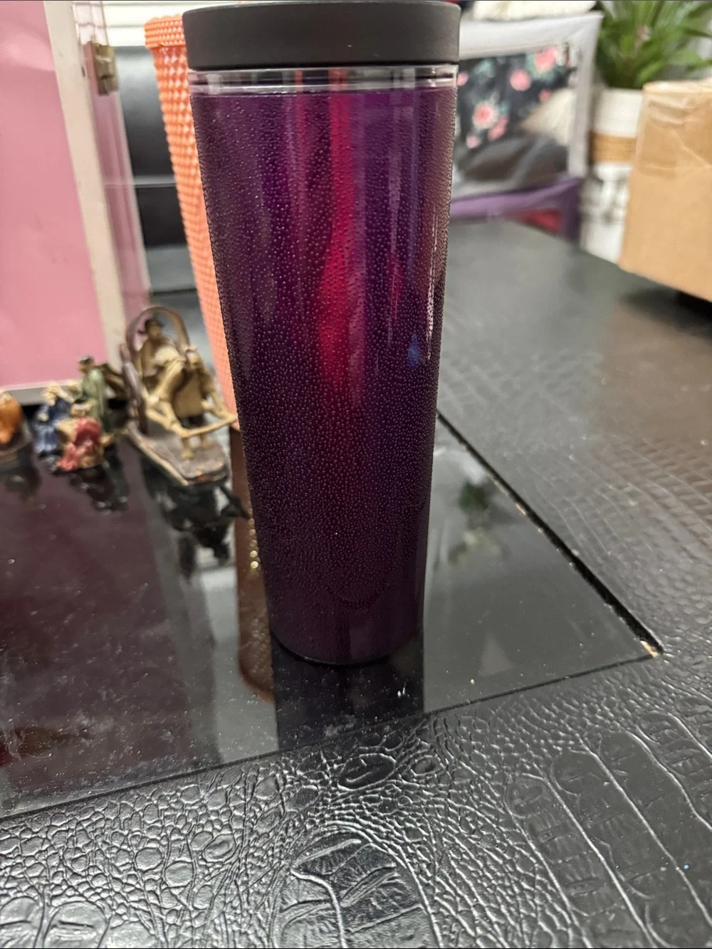 Starbucks Deep Purple Tumbler with Gold Accent - Picture 4 of 4